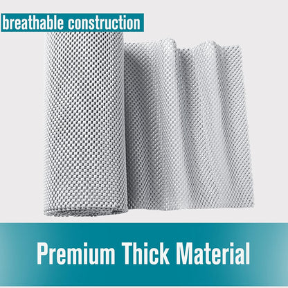 Non Slip and Grip Durable Clean Pad Full Size 17.7 Inches x 20 Feet for Drawers, Shelves, Cabinets, Storage, Kitchen, Desks, Kitchenware, Tableware