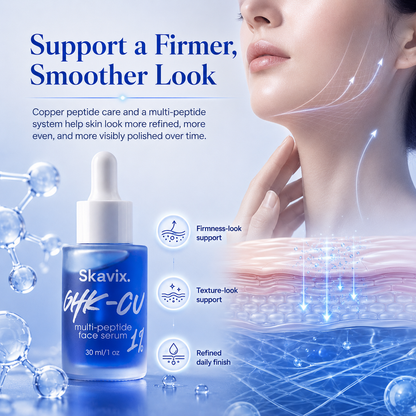 Skavix GHK-Cu 1% Triple-Peptide Regenerative Serum