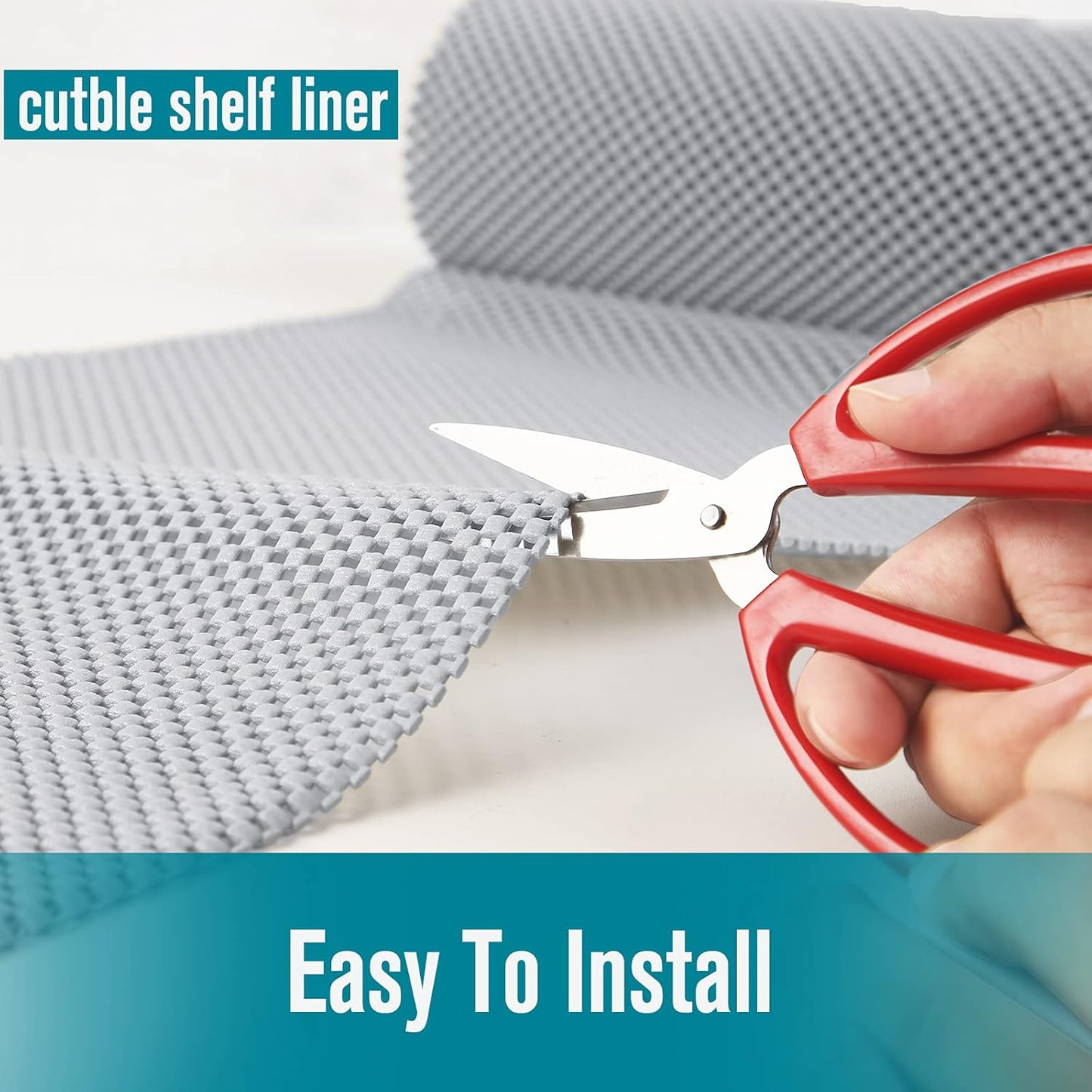 Non Slip and Grip Durable Clean Pad Full Size 17.7 Inches x 20 Feet for Drawers, Shelves, Cabinets, Storage, Kitchen, Desks, Kitchenware, Tableware