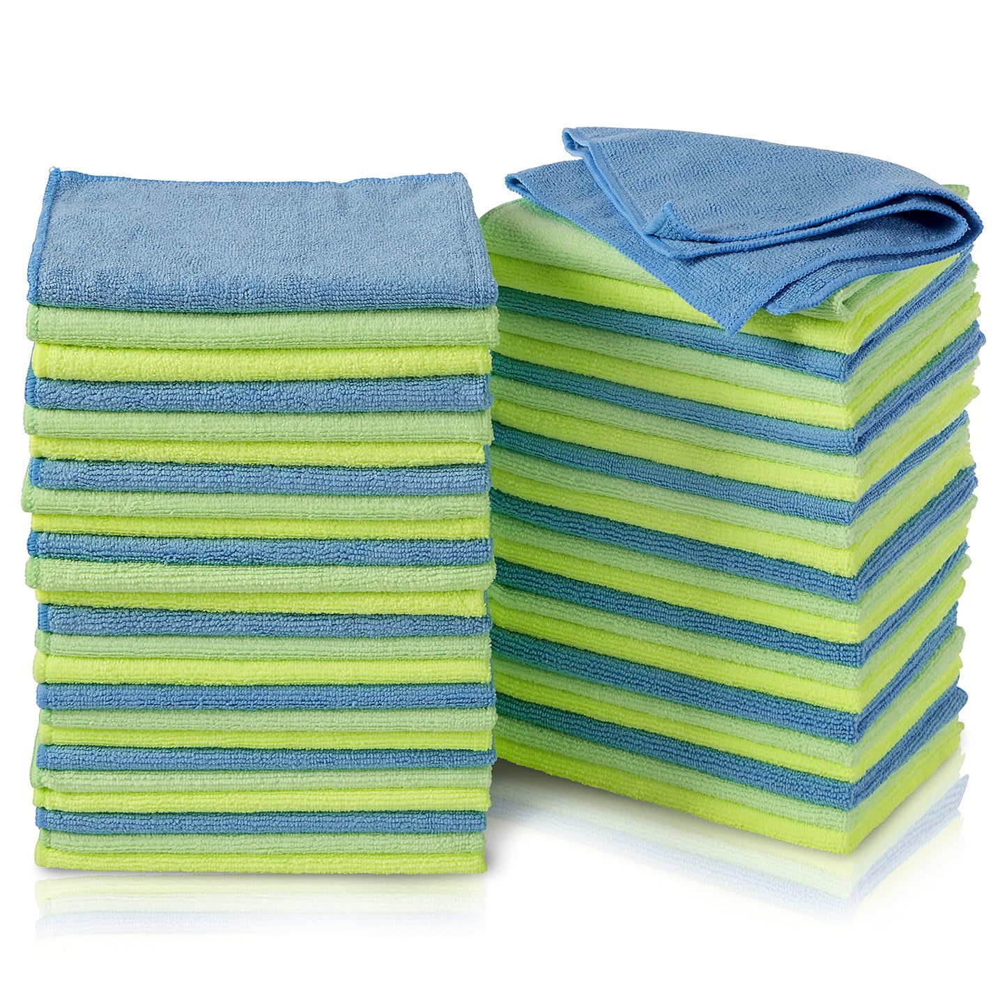 Microfiber Cleaning Cloths | All-Purpose | Assorted Colors | 36 Pack