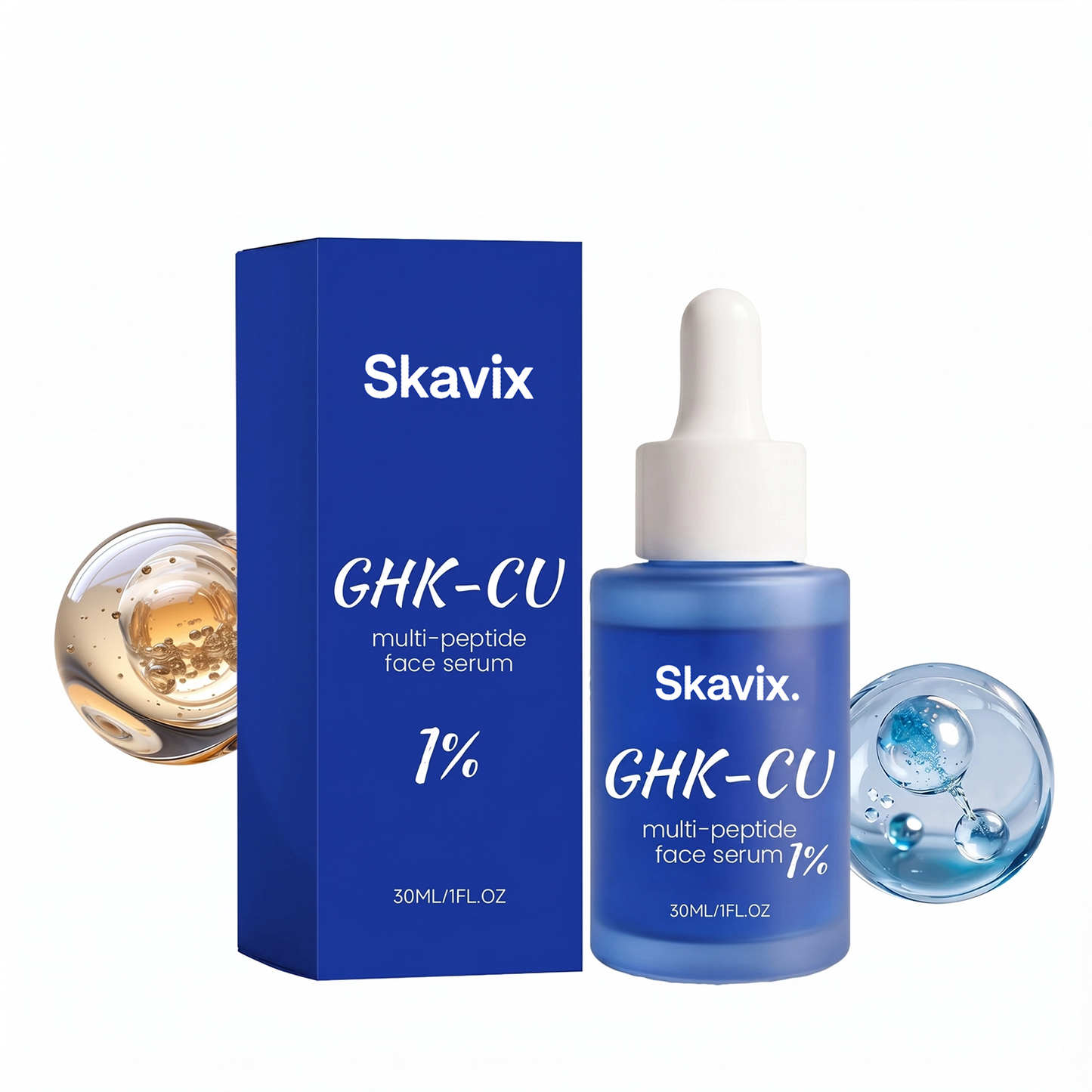 Skavix GHK-Cu 1% Triple-Peptide Regenerative Serum