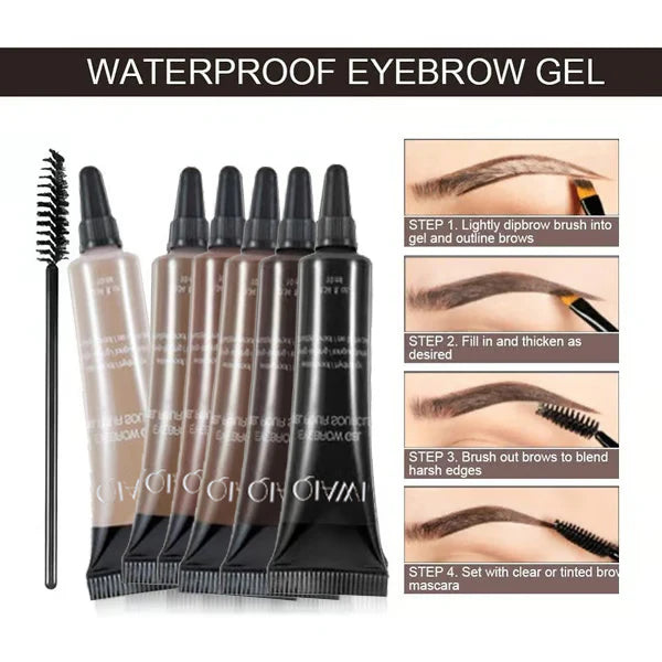 💧 Waterproof Eyebrow Gel Tint – Long-Lasting Smudge-Proof Liquid Brow Color