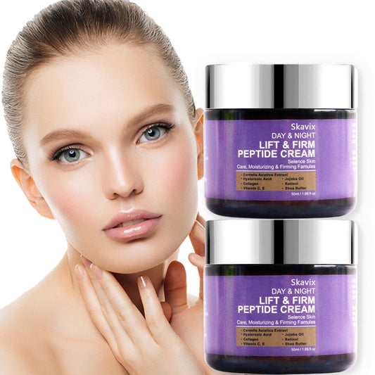 🧬Advanced Multi-Peptide Firming Cream ✦ Lightweight Day & Night Moisturizer