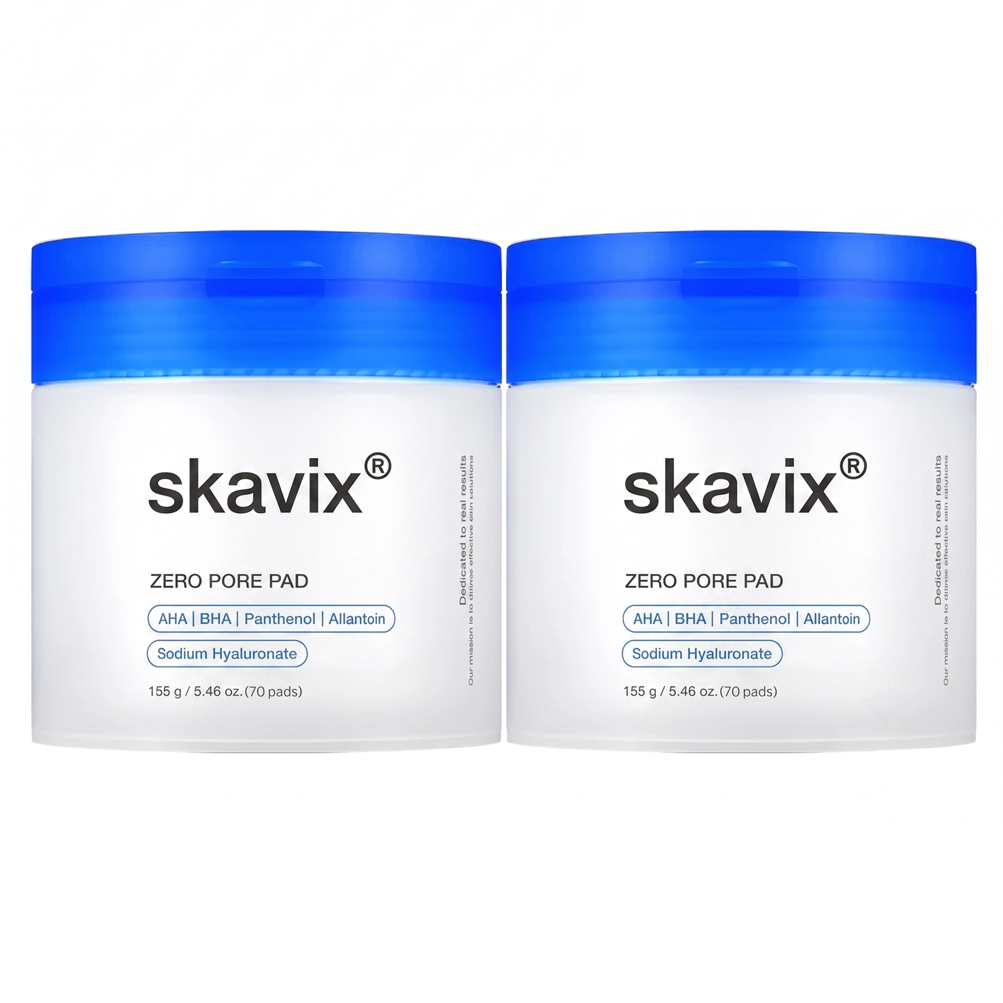 💧 Skavix Zero Pore Pad | AHA + BHA Pore & Blackhead Care Pads, 70 Pads