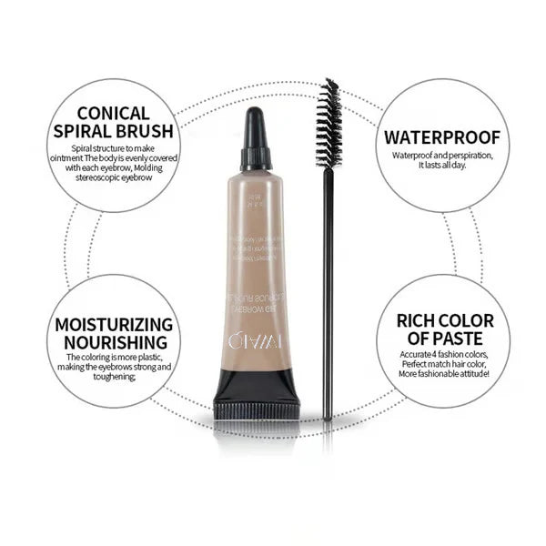 💧 Waterproof Eyebrow Gel Tint – Long-Lasting Smudge-Proof Liquid Brow Color