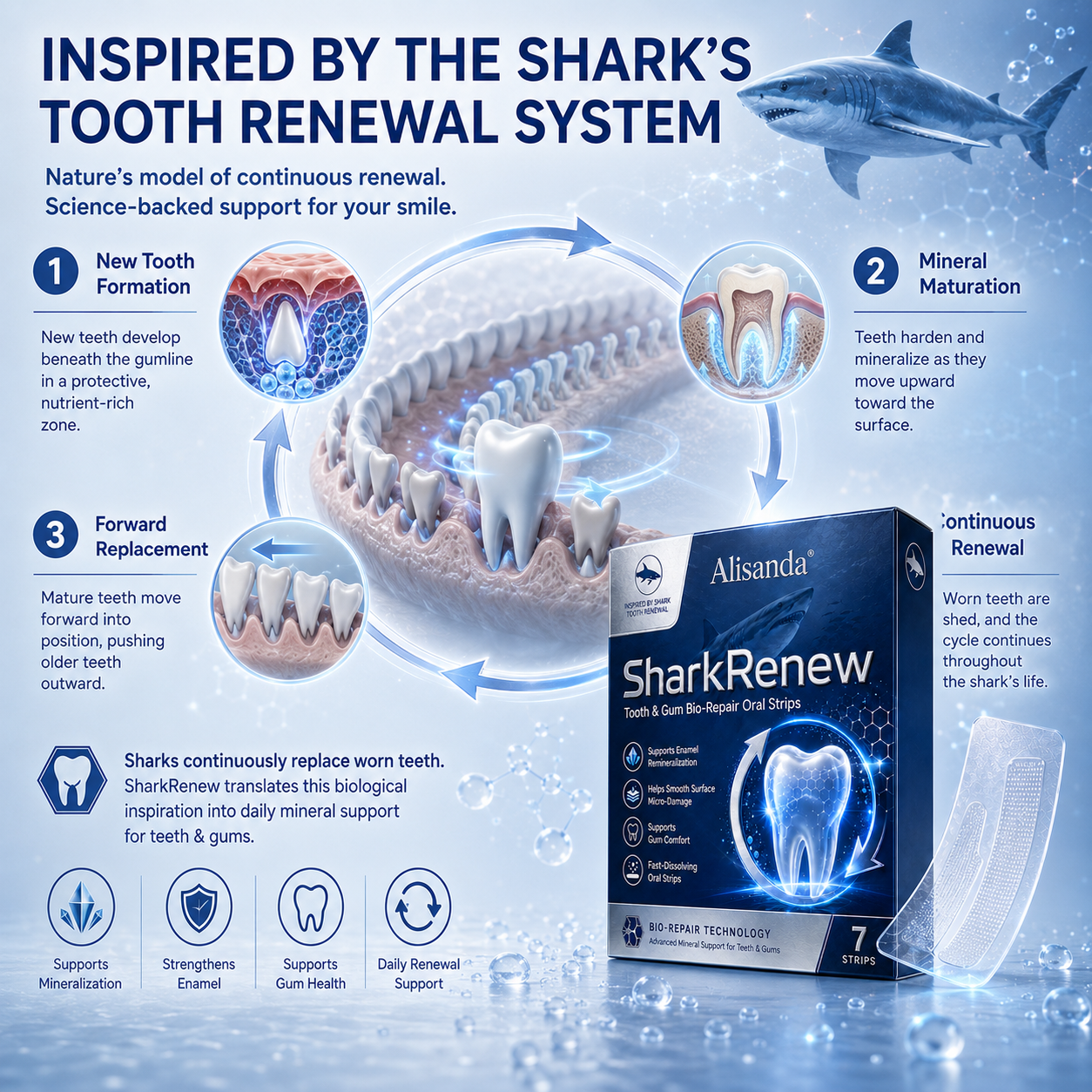 Alisanda® SharkRenew Bio-Mineral Tooth Repair Gel