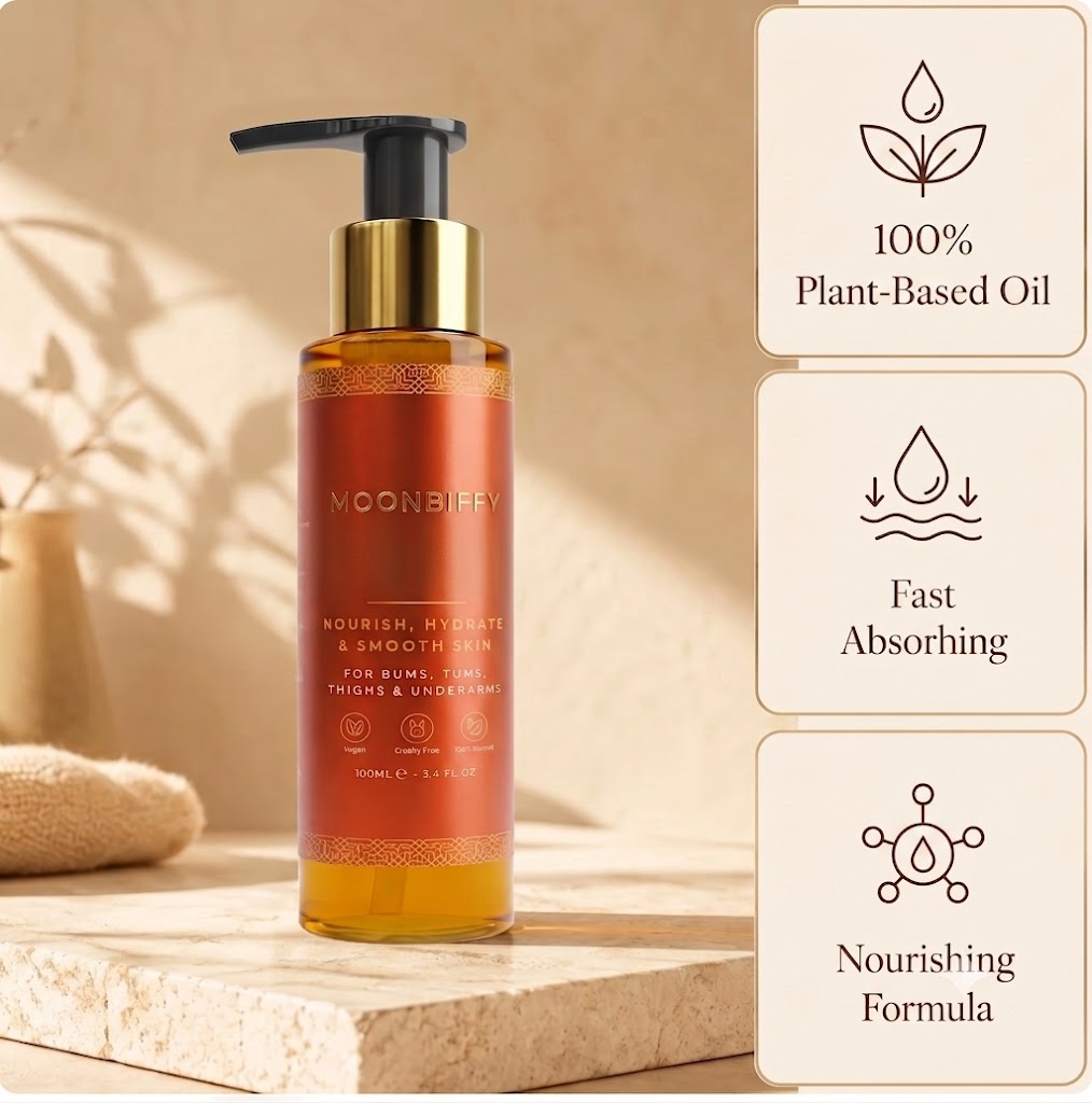 💥 BUY 1 GET 1 FREE! MOONBIFFY  Body Oil - Deep Nourishing Skin