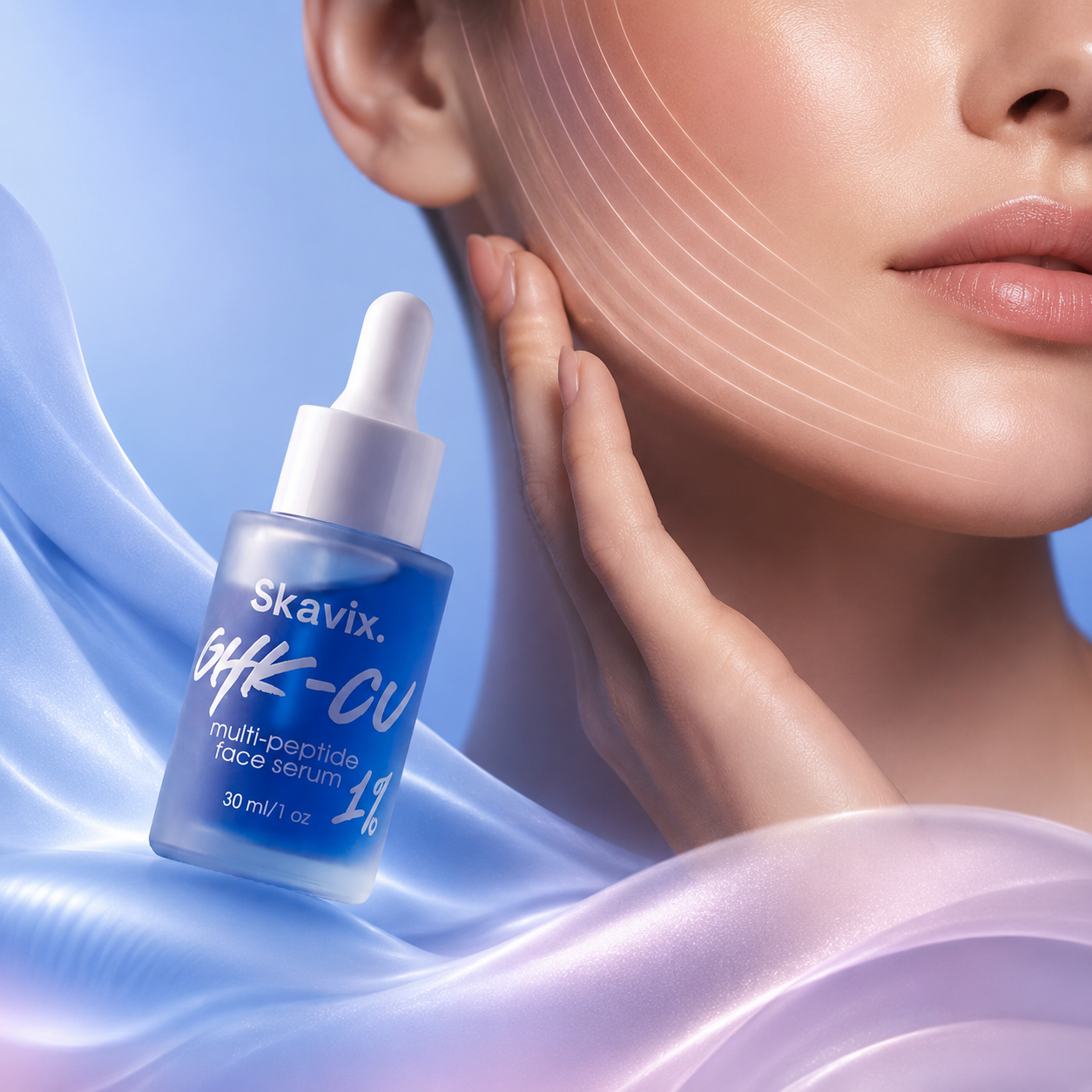 Skavix GHK-Cu 1% Triple-Peptide Regenerative Serum