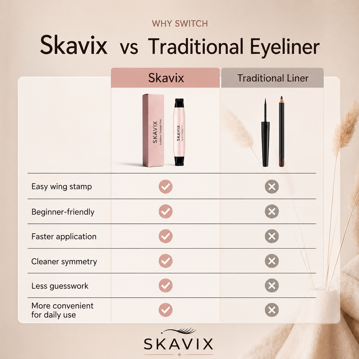 ✨ Perfect Wings Eyeliner Stamp – One-Stamp Flawless Winged Liner