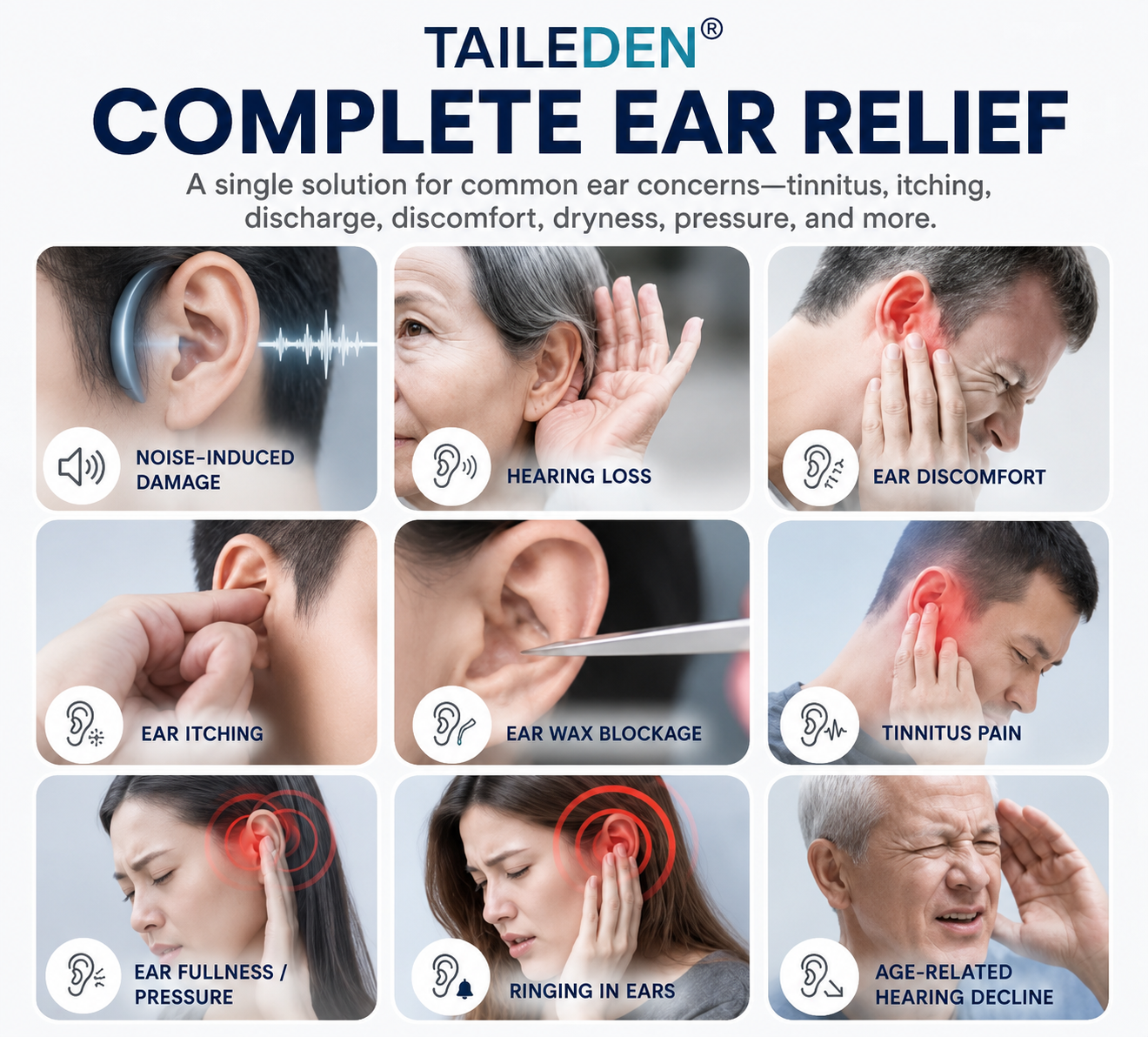 🔥BUY 1 GET 1 FREE! Ear Repair Patch: Tinnitus & Hearing Loss Relief✨