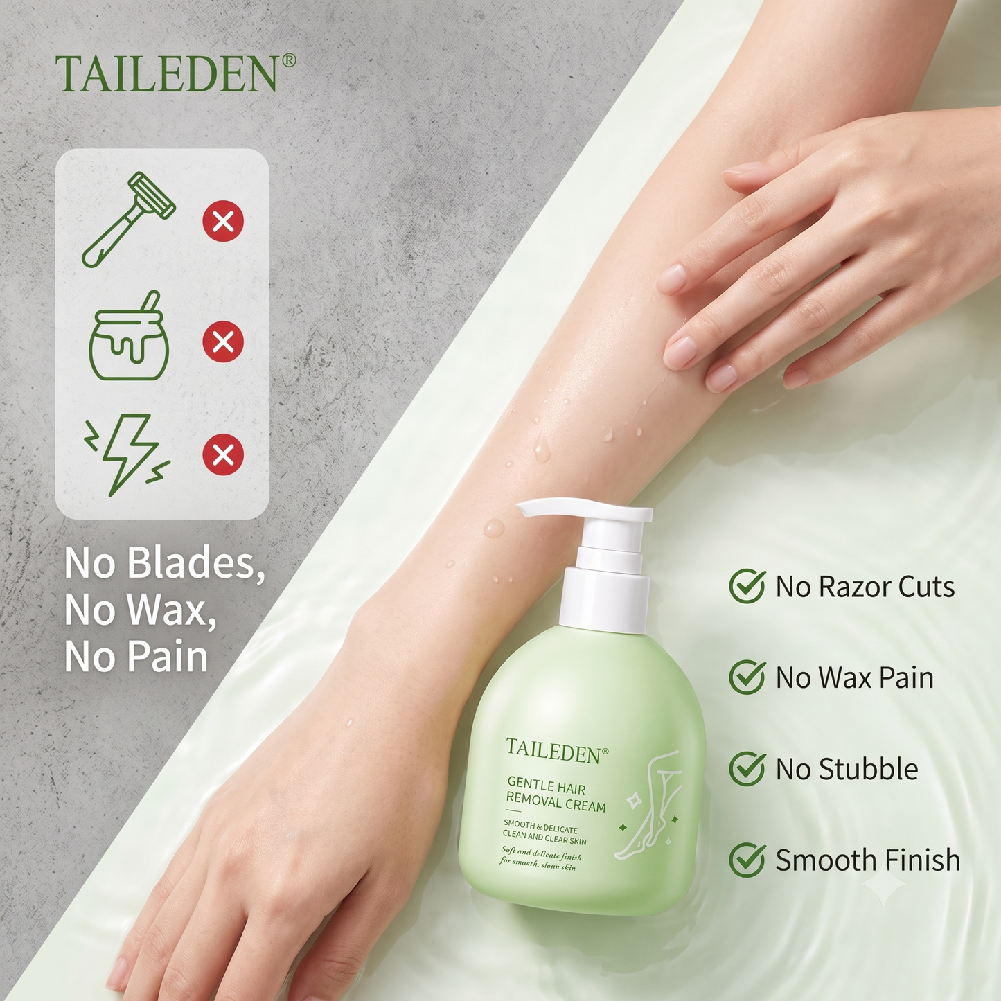 🔥BUY 1 GET 1 FREE🔥 Painless Hair Removal Cream for Smooth, Silky Skin