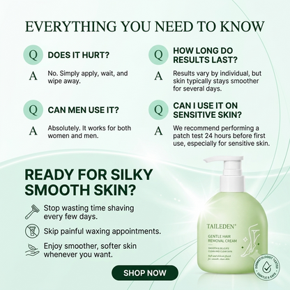 🔥BUY 1 GET 1 FREE🔥 Painless Hair Removal Cream for Smooth, Silky Skin