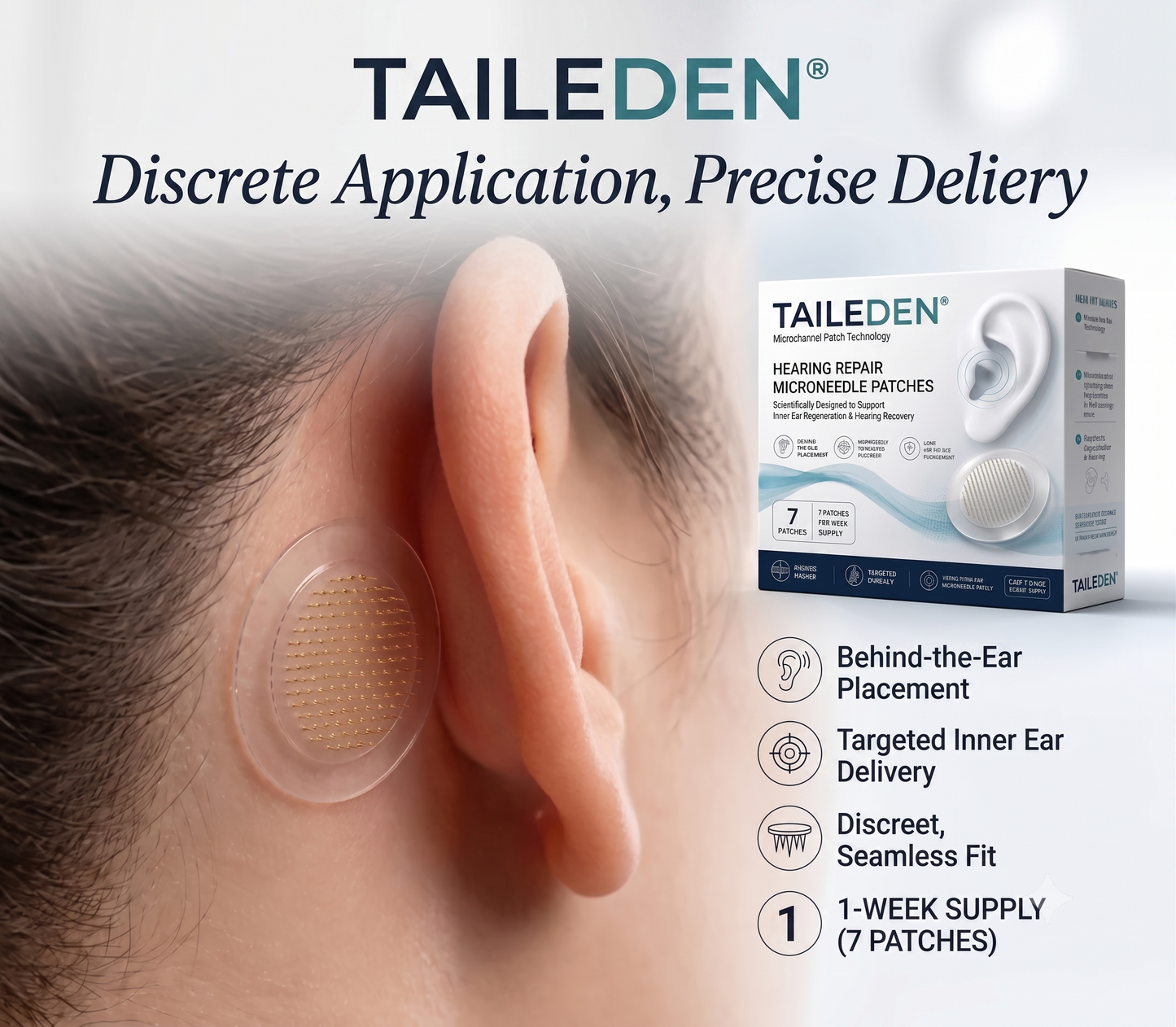 🔥BUY 1 GET 1 FREE! Ear Repair Patch: Tinnitus & Hearing Loss Relief✨