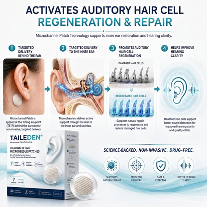 🔥BUY 1 GET 1 FREE! Ear Repair Patch: Tinnitus & Hearing Loss Relief✨