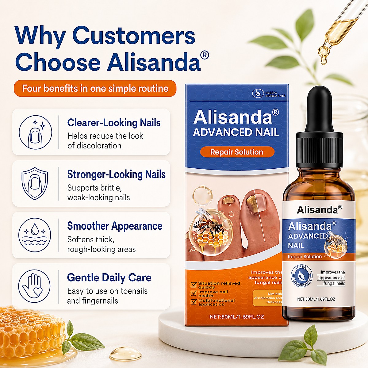 Alisanda Advanced Nail Repair Solution key ingredients