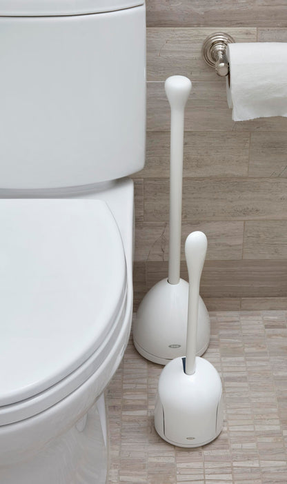 Hideaway Compact Toilet Brush | Firm bristles for effective cleaning, comfortable non-slip handle, compact storage