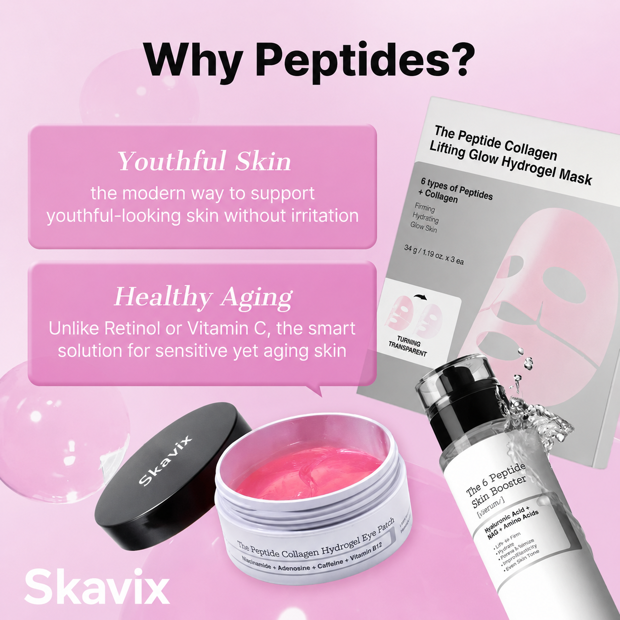 ✨ 6-Peptide Collagen Toner Serum – Hydrating Skin Booster for Dull, Uneven-Looking Skin 💧