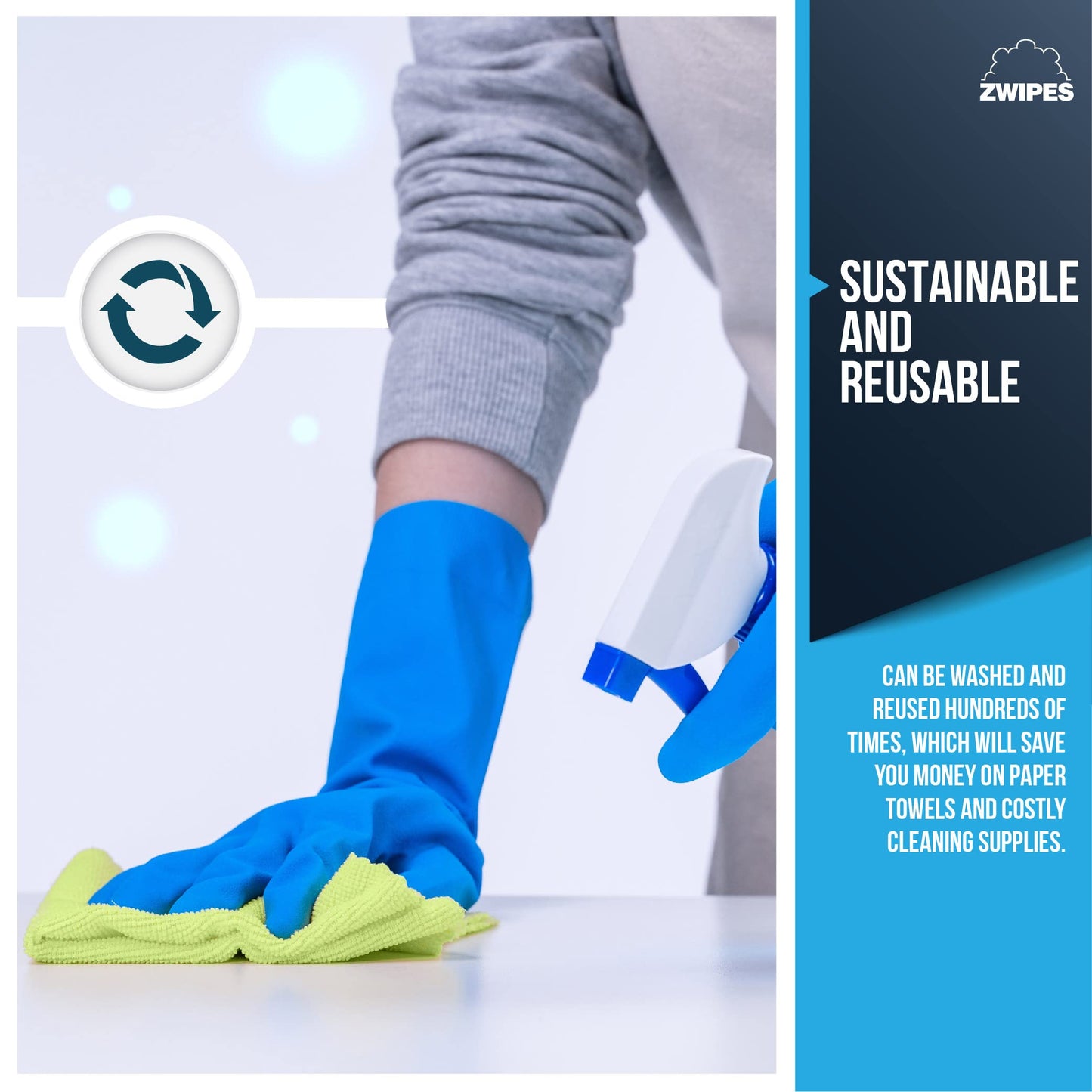 Microfiber Cleaning Cloths | All-Purpose | Assorted Colors | 36 Pack