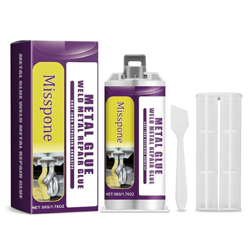🔥 Buy 1 Get 1 FREE! 🛠️ Strong Weld Metal Repair Glue Heatproof Paste