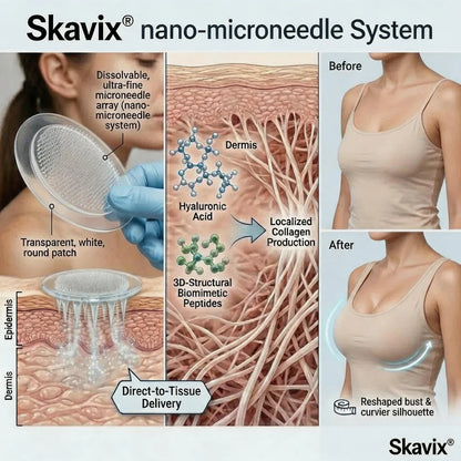 🔥Limited-time d sale-- Skavix Targeted Breast Enhancement Advanced Nano- Microneedle Patches