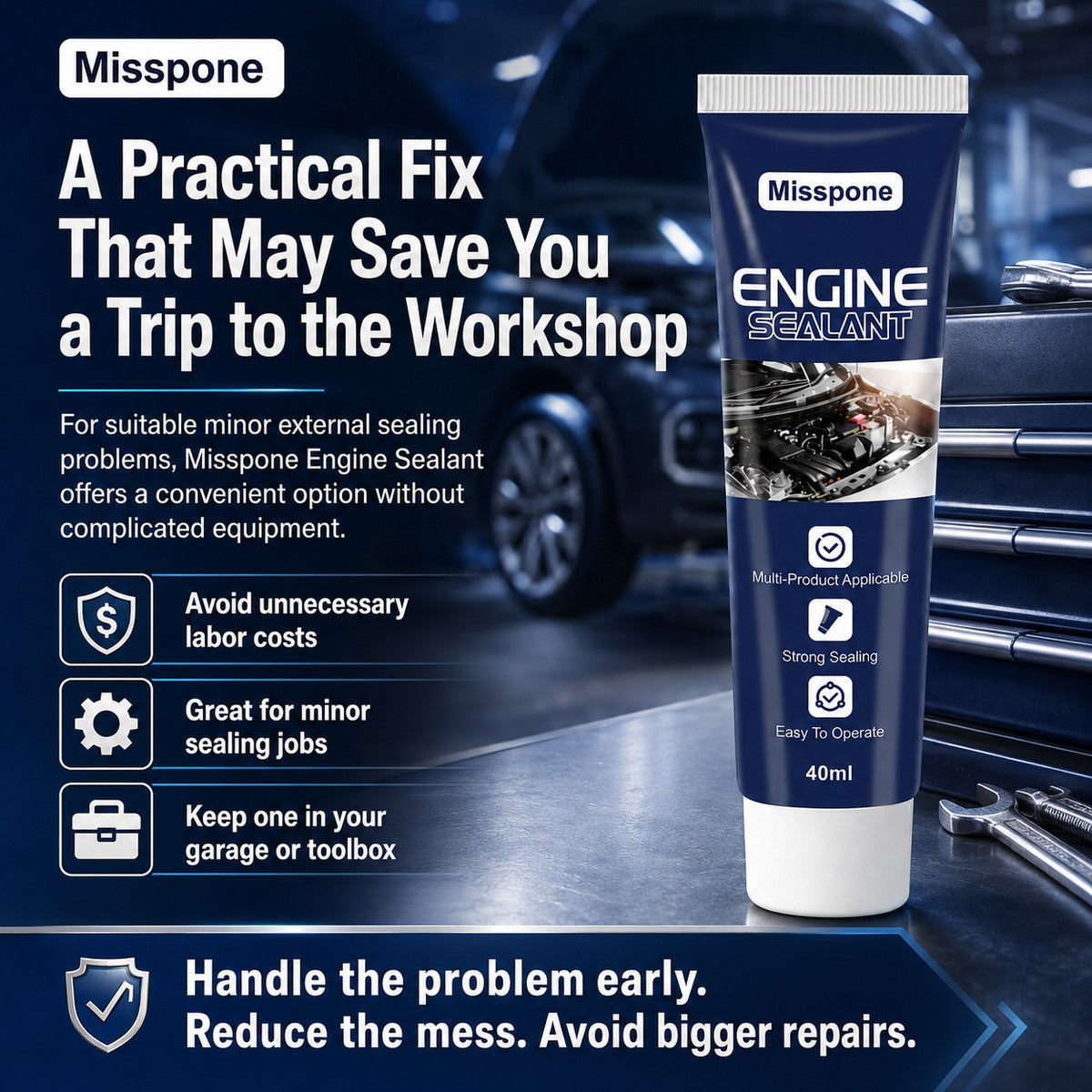 A practical solution for suitable minor external sealing work