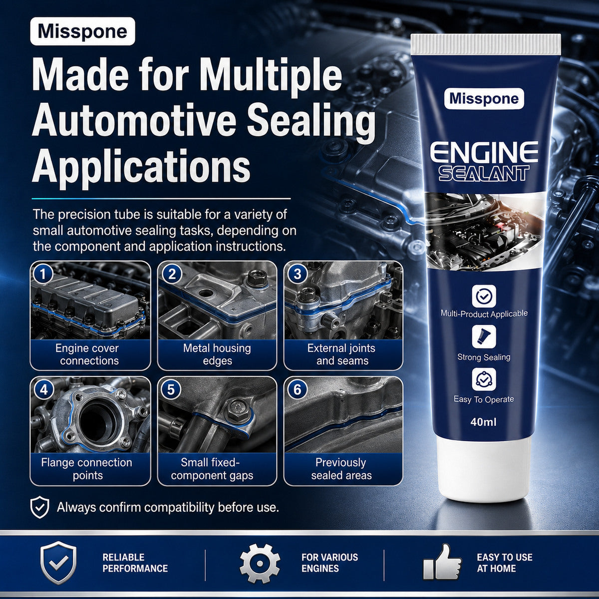 ⚡【BUY 1 GET 1 FREE】🔥Car Engine Sealant High-Temp Leak Repair💥